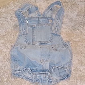 Baby girl jean bibs